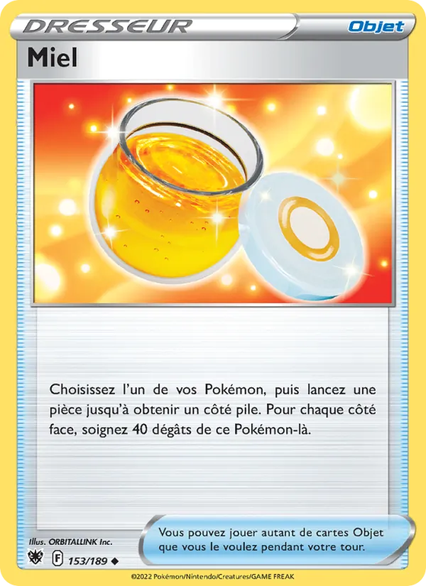 Carte Miel 153/189 – Astres Radieux