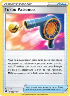 Carte Turbo Patience 158/189 – Astres Radieux