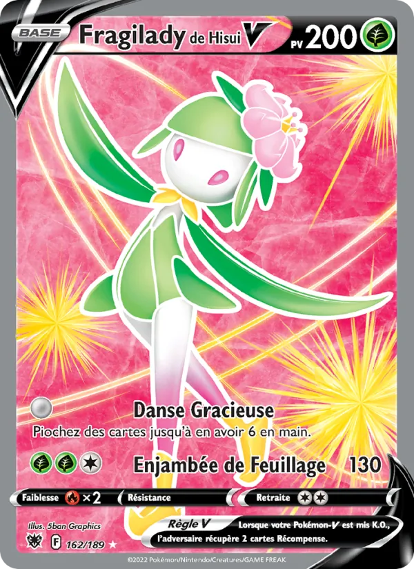 Carte Fragilady de Hisui V 162/189 – Astres Radieux