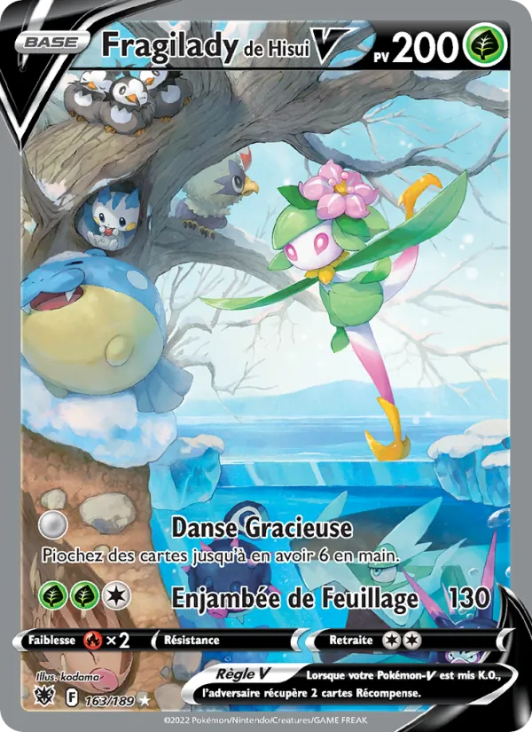 Carte Fragilady de Hisui V 163/189 – Astres Radieux