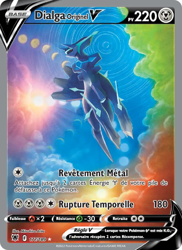 Carte Dialga Originel V 177/189 – Astres Radieux