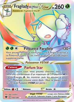 Carte Fragilady de Hisui VSTAR 190/189 – Astres Radieux