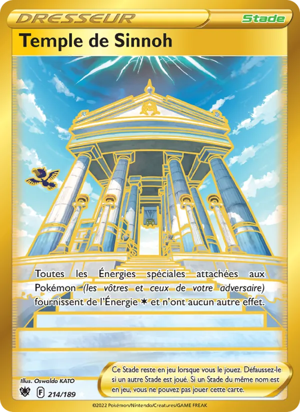Carte Temple de Sinnoh 214/189 – Astres Radieux
