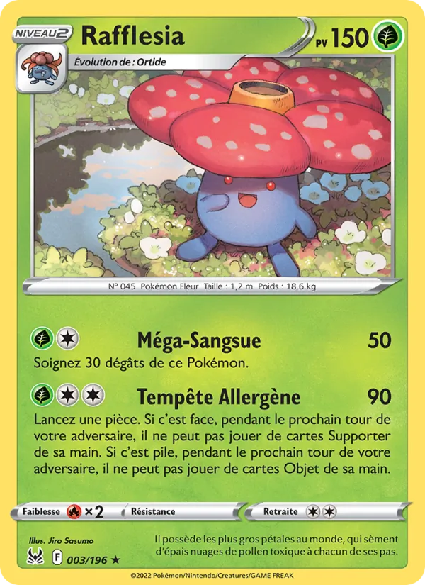 Carte Rafflesia 003/196 – Origine Perdue