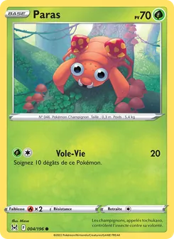 Carte Paras 004/196 – Origine Perdue