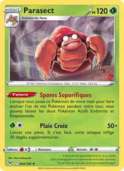 Carte Parasect 005/196 – Origine Perdue