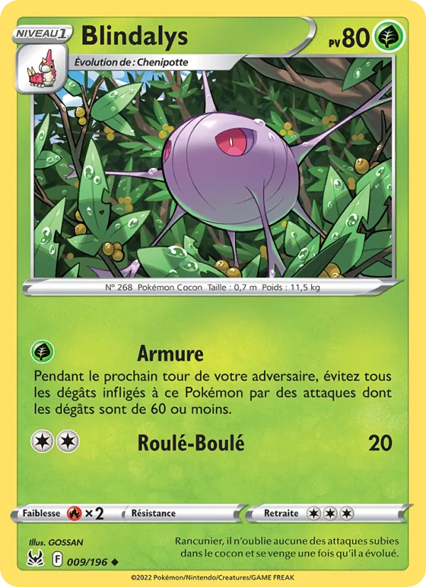 Carte Blindalys 009/196 – Origine Perdue