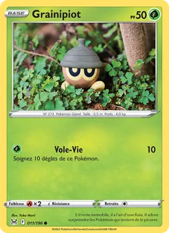 Carte Grainipiot 011/196 – Origine Perdue