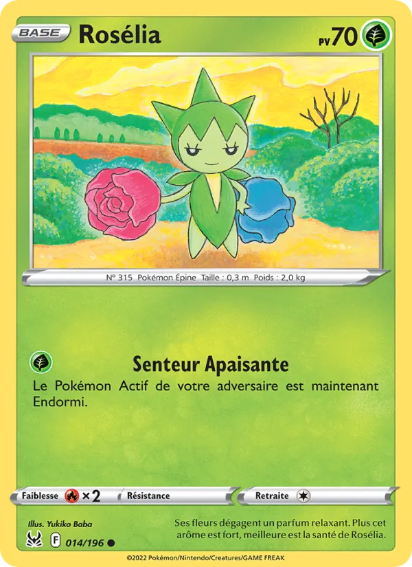 Carte Rosélia 014/196 – Origine Perdue