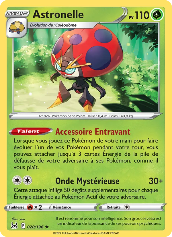 Carte Astronelle 020/196 – Origine Perdue