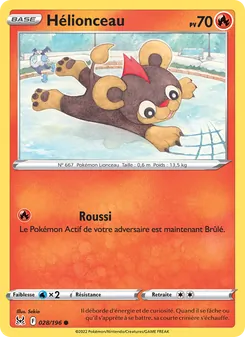 Carte Hélionceau 028/196 – Origine Perdue