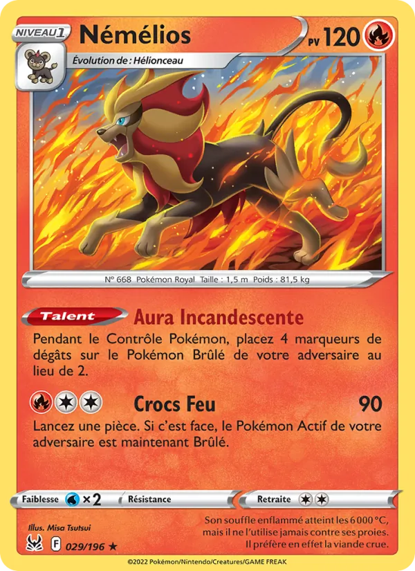 Carte Némélios 029/196 – Origine Perdue