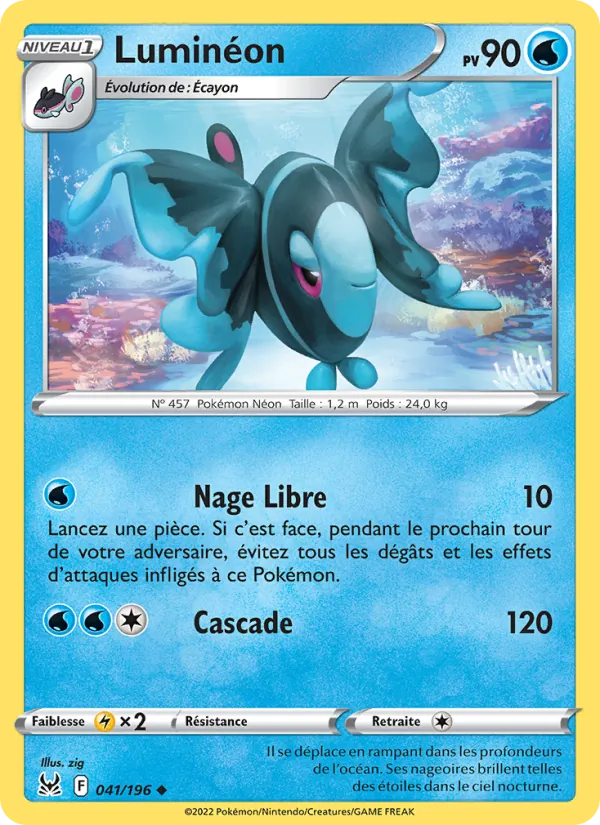 Carte Luminéon 041/196 – Origine Perdue