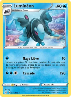 Carte Luminéon 041/196 – Origine Perdue