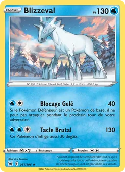 Carte Blizzeval 051/196 – Origine Perdue