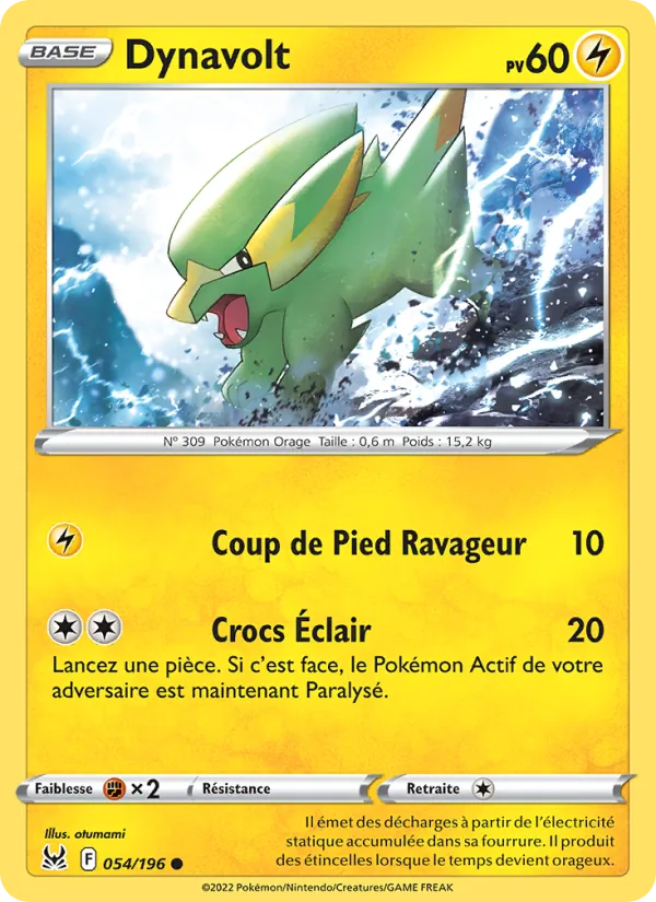 Carte Dynavolt 054/196 – Origine Perdue