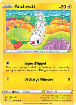 Carte Anchwatt 059/196 – Origine Perdue
