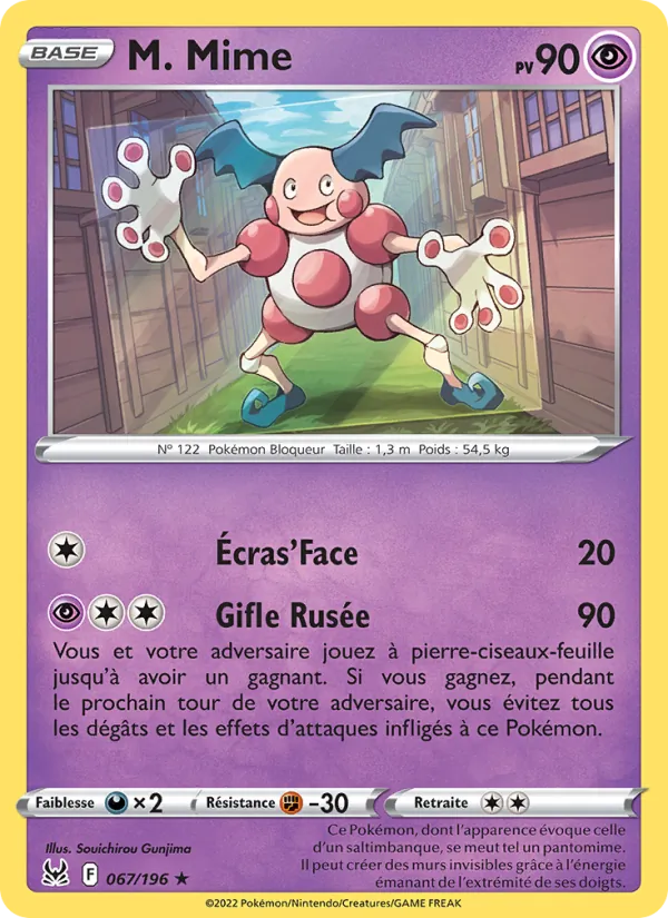 Carte M. Mime 067/196 – Origine Perdue