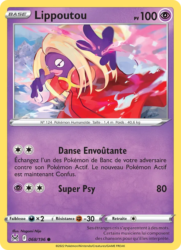 Carte Lippoutou 068/196 – Origine Perdue