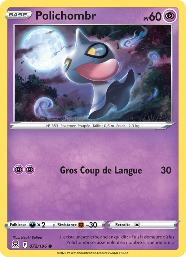 Carte Polichombr 072/196 – Origine Perdue