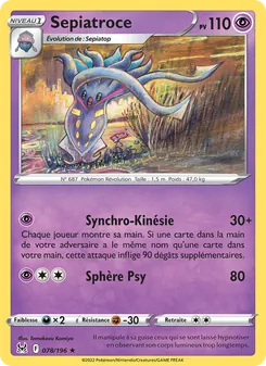Carte Sepiatroce 078/196 – Origine Perdue