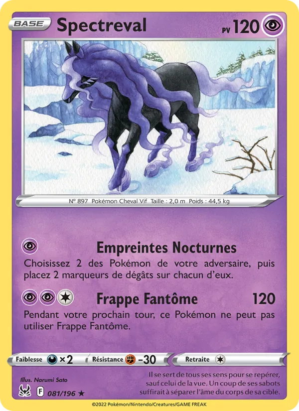 Carte Spectreval 081/196 – Origine Perdue
