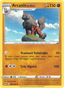 Carte Arcanin de Hisui 084/196 – Origine Perdue