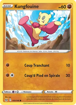 Carte Kungfouine 103/196 – Origine Perdue
