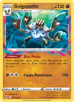Carte Golgopathe 107/196 – Origine Perdue