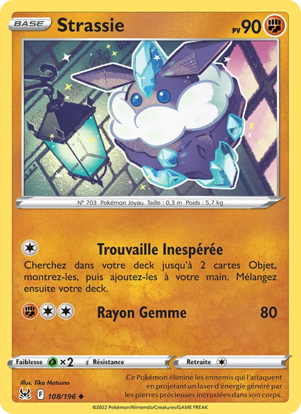 Carte Strassie 108/196 – Origine Perdue