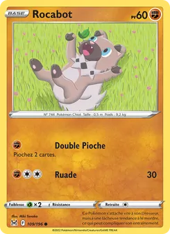 Carte Rocabot 109/196 – Origine Perdue