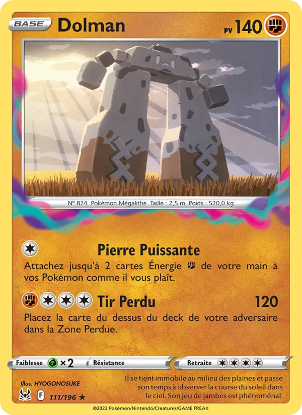 Carte Dolman 111/196 – Origine Perdue