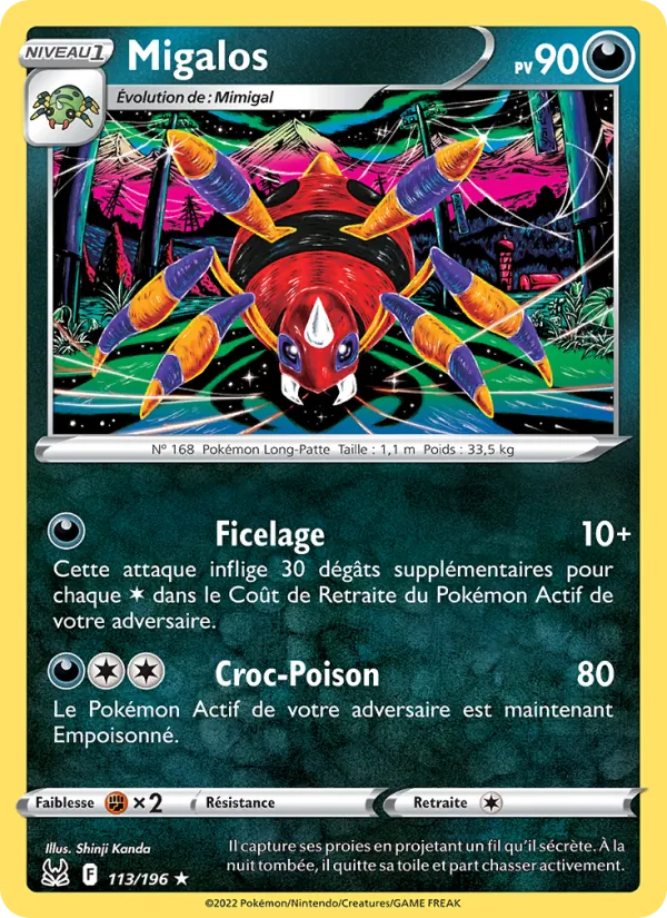 Carte Migalos 113/196 – Origine Perdue