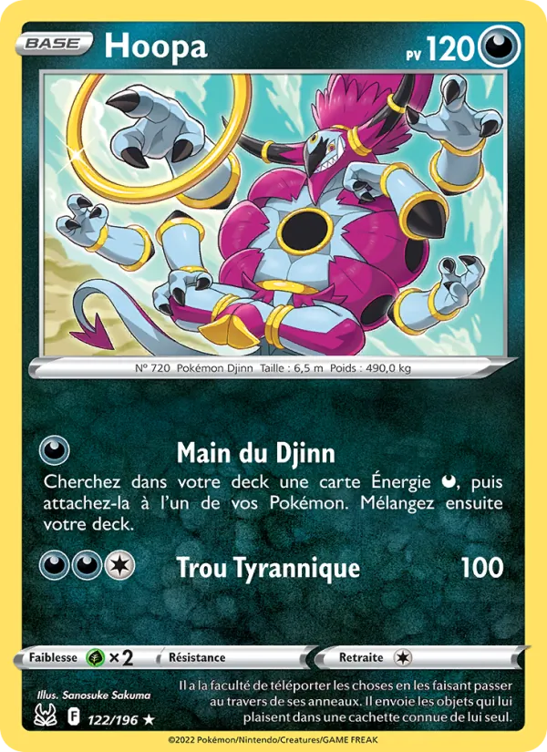 Carte Hoopa 122/196 – Origine Perdue