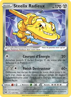 Carte Steelix Radieux 124/196 – Origine Perdue