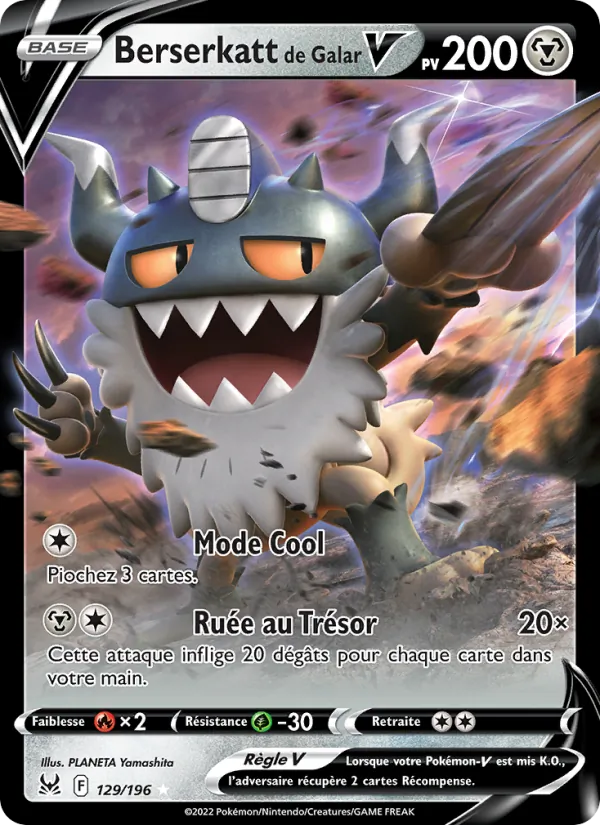Carte Berserkatt de Galar V 129/196 – Origine Perdue