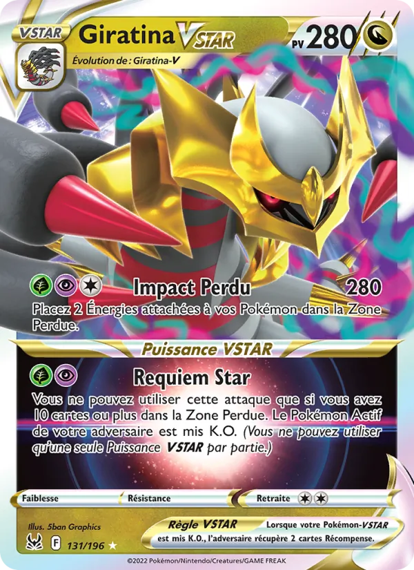 Carte Giratina VSTAR 131/196 – Origine Perdue