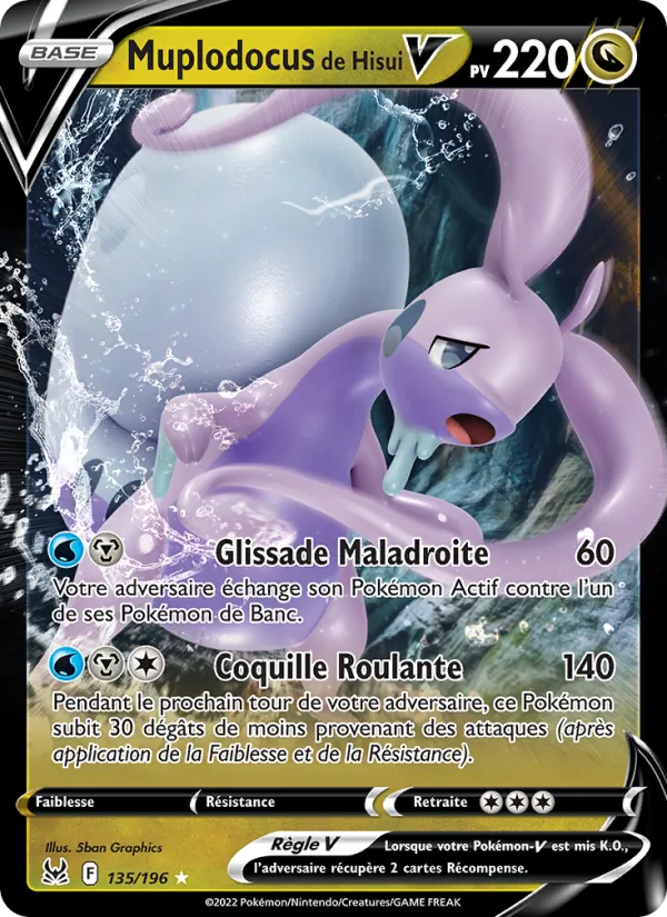 Carte Muplodocus de Hisui V 135/196 – Origine Perdue