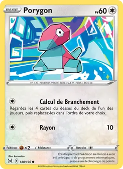 Carte Porygon 140/196 – Origine Perdue