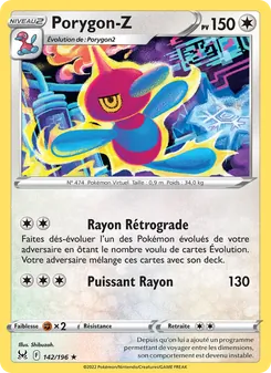 Carte Porygon-Z 142/196 – Origine Perdue