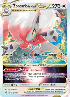 Carte Zoroark de Hisui VSTAR 147/196 – Origine Perdue