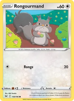 Carte Rongourmand 150/196 – Origine Perdue