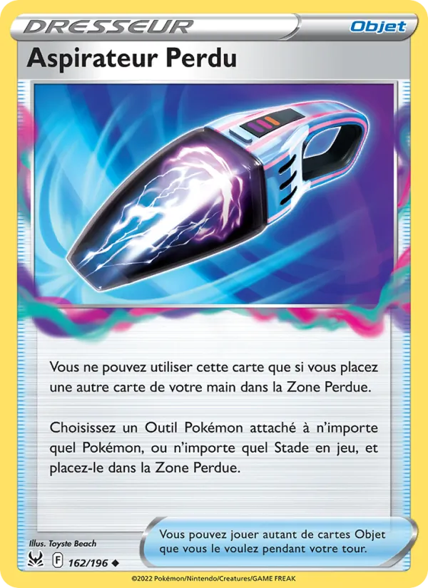 Carte Aspirateur Perdu 162/196 – Origine Perdue