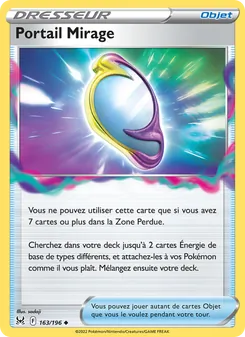 Carte Portail Mirage 163/196 – Origine Perdue