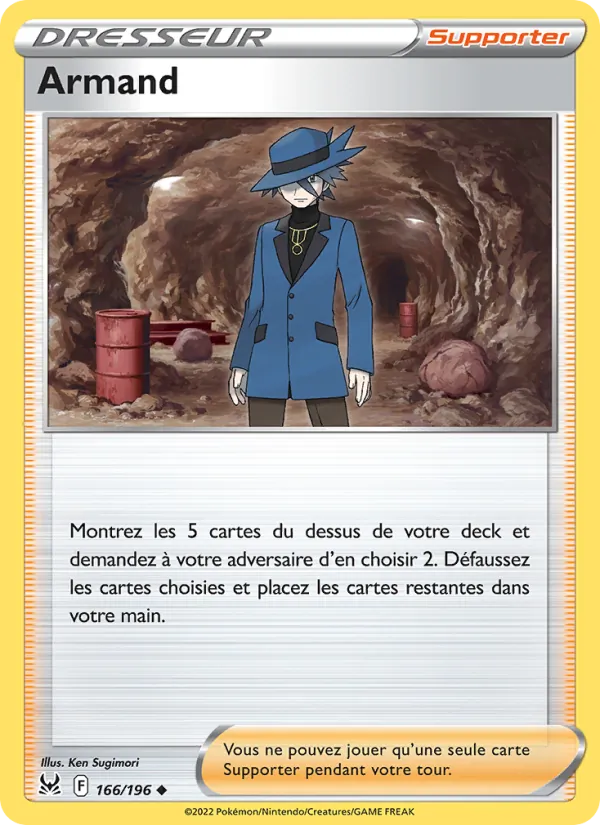 Carte Armand 166/196 – Origine Perdue