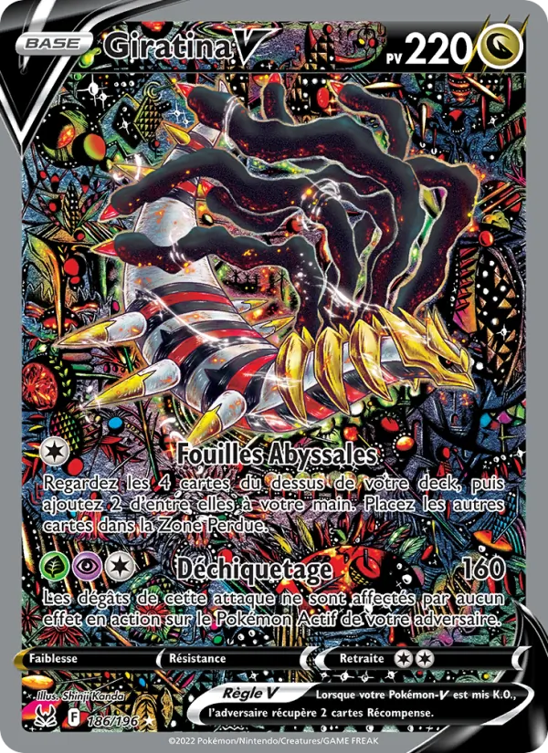 Carte Giratina V 186/196 – Origine Perdue