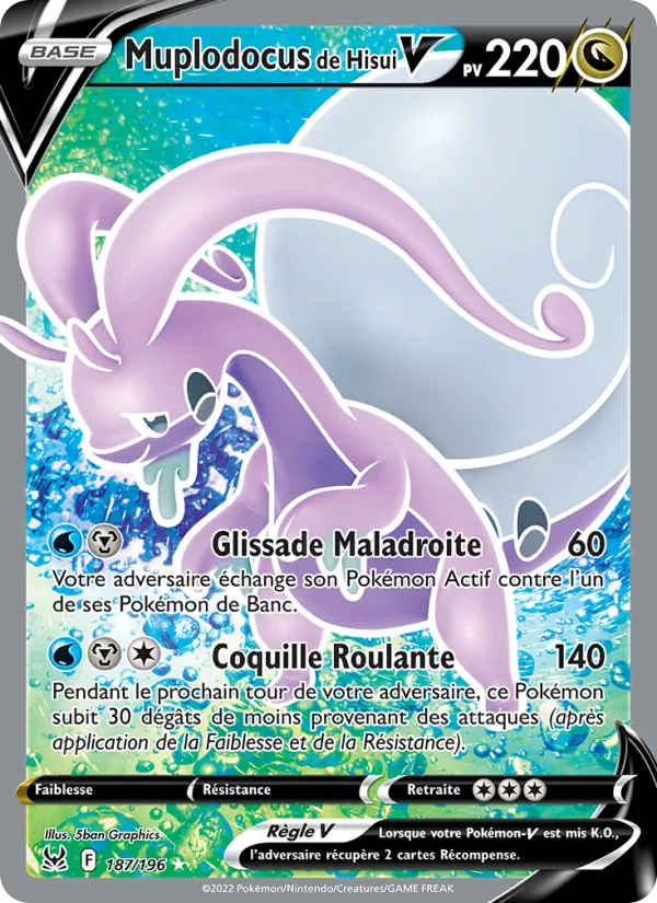 Carte Muplodocus de Hisui V 187/196 – Origine Perdue