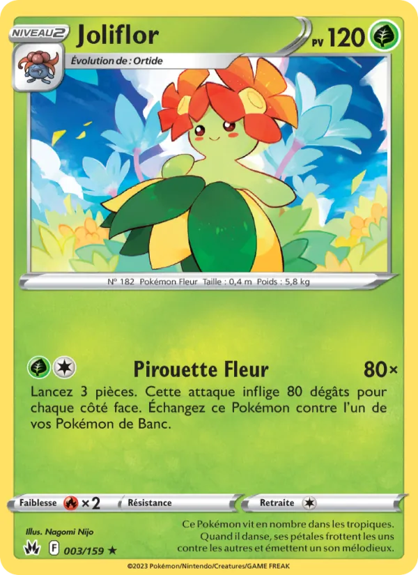 Carte Joliflor 003/159 – Zénith Suprême