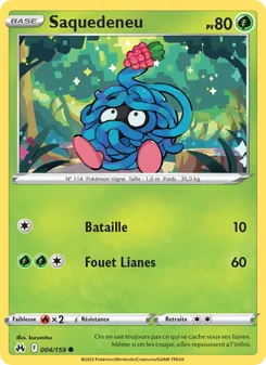 Carte Saquedeneu 004/159 – Zénith Suprême
