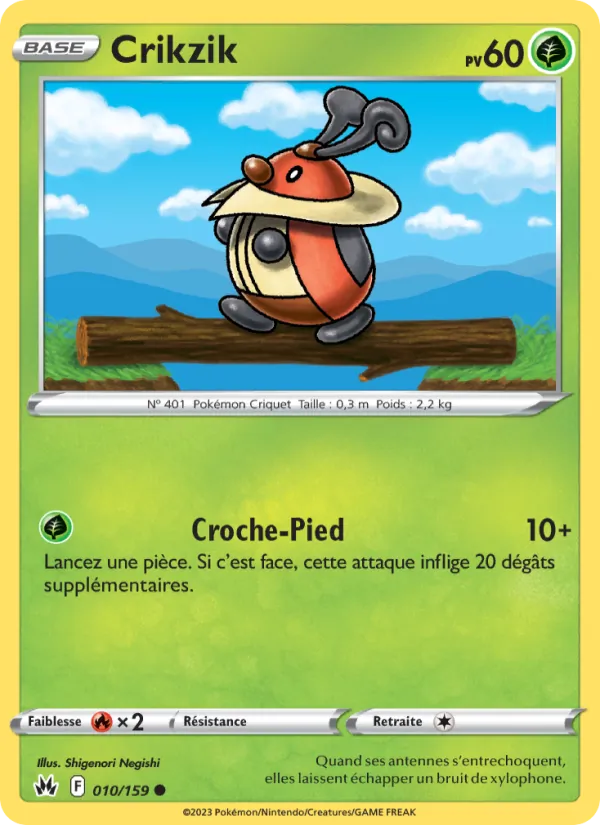 Carte Crikzik 010/159 – Zénith Suprême